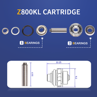 C-Z800KL Air Turbine Vent Rotor Cartouche Roulement En Céramique Pour Z800KL Mini Tête Haute Vitesse Pièce À Main Pièces De Rechange Remplacement