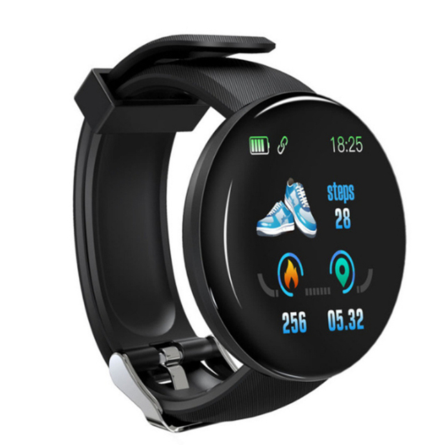 2026 High Quality D18 Bracelet Smart Watch Inch Round Screen Heart Rate 2026 Pressure Waterproof Smart Watch Bracelet