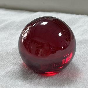 Esfera de Circonita Cúbica de 50 mm, Color Rojo Granate, para Decoración de Joyerías - Product Image 4