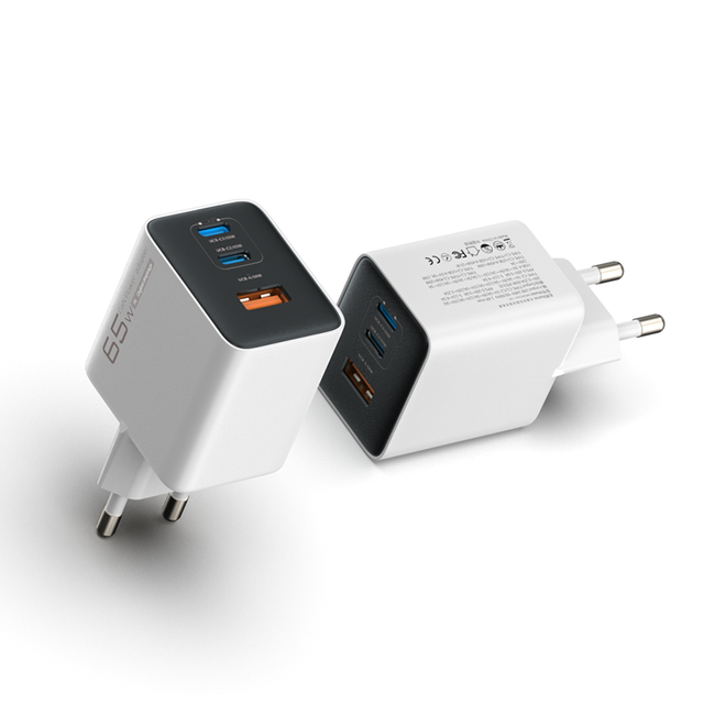 Factory Direct 65W GaN PD Wall Usb Fast Cellphone Laptop Mobile Phone Charger Fast Charging 65 w