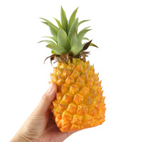 Dekorasi buah buatan nanas kecil kualitas tinggi bahan kertas busa realistis untuk penggunaan di rumah untuk perayaan Tahun Baru