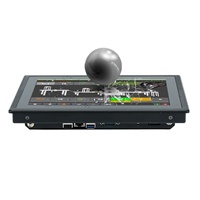 Boîtier en aluminium, écran tactile de 5 pouces, mini PC quadricœur, panneau tactile intégré IP65