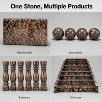 Losas y Azulejos de Granito Marrón Báltico, Piedra Natural Pulida, Granito Marrón Finlandés para Encimeras de Cocina y Pisos, Venta al por Mayor