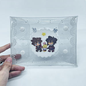 2024 नए फैशनेबल वाटरप्रूफ पीसी मेकअप बैग यात्रा महिला कॉस्मेटिक ब्रश केस पाउच कार्टून पैटर्न पेन पेंसिल आयोजक के साथ - Product Image 1