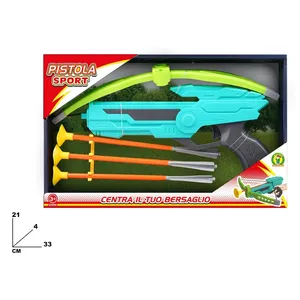 Pistola Deportiva de 33 cm con 3 Flechas para Juego al Aire Libre, Práctica de Tiro, Juguete para Niños - Product Image 1
