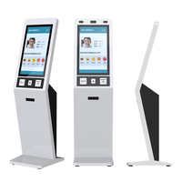Terminal de paiement tout-en-un en libre-service à écran tactile capacitif de 21.5 pouces borne automatique en libre-service