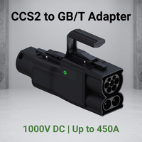 Adaptateur WICEN CCS2 vers GBT, convertisseur de charge rapide CC haute puissance 1000V pour projet de borne de recharge de véhicules électriques