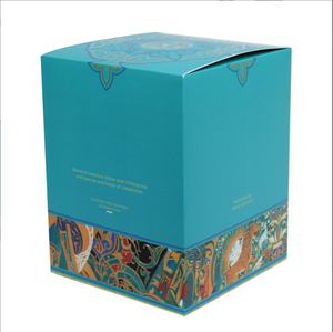 Boîte de soins de la peau CMJN personnalisée pour flacon compte-gouttes de 4oz emballage en papier à effet holographique à bas prix pour gaufrage de parfum - Product Image 1