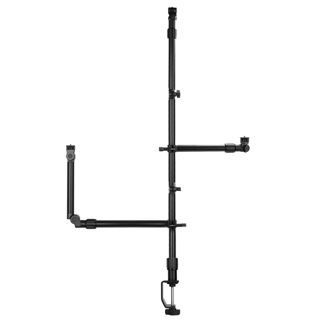 Flexible Articulating Metal Arm Overhead Camera Mount Desk Stand for DSLR Camera Webcam