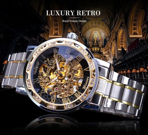 <span class=keywords><strong>Montre</strong></span>-bracelet mécanique automatique Winner 1089 avec fonction Tourbillon, phases de lune lumineuses, charme professionnel <span class=keywords><strong>pour</strong></span> usage multifonctionnel - Product Image 4