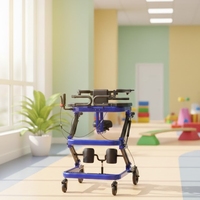 Déambulateur pliable réglable pour la paralysie des membres inférieurs due à la paralysie cérébrale (PC) chez l'enfant, aides à la marche pour enfants et adultes