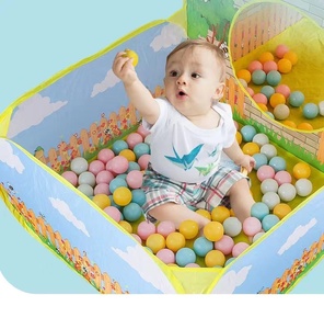 Grande <span class=keywords><strong>tente</strong></span> <span class=keywords><strong>de</strong></span> jeu pour enfants, maison <span class=keywords><strong>de</strong></span> <span class=keywords><strong>jardin</strong></span> pour enfants, piscine <span class=keywords><strong>à</strong></span> <span class=keywords><strong>balles</strong></span>, <span class=keywords><strong>tente</strong></span> tipi pliable pour bébé avec cerceau - Product Image 3