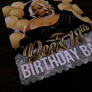 Customized Backdrop Floor Decal Custom Birthday <b>Banner</b> Party Decor Event Planner Decoration Step and Repeat Birthday Signs - Product Image 3