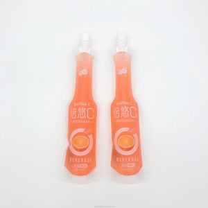 Custom Instant <strong>Drink</strong> Packaging Water Plastic Package Beverage <strong>Pouch</strong> with Nozzle 250ml Juice Standing Spout Bag - Product Image 1