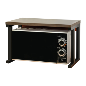 Étagère de rangement de cuisine extensible et écologique pour <span class=keywords><strong>micro</strong></span>-ondes, fruits et vaisselle, réglable et rétractable, double, pour comptoir - Product Image 3