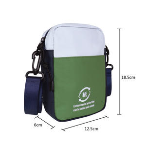 Série de blocs de couleur Tyvek, élégant, écologique, durable, fermeture à glissière, léger, portable, motif de dessin animé - Product Image 3