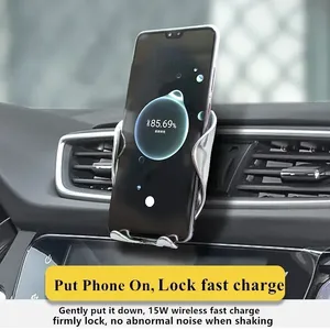 <span class=keywords><strong>Support</strong></span> de téléphone portable pour Nissan <span class=keywords><strong>Qashqai</strong></span>, chargeur sans fil, <span class=keywords><strong>support</strong></span> de navigation GPS, rotation à 360 degrés, 2008 – 2021 - Product Image 3