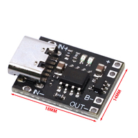 Module de charge de batterie au lithium miniature 1A, carte de charge TP4056, module de charge 18650, interface TYPE-C