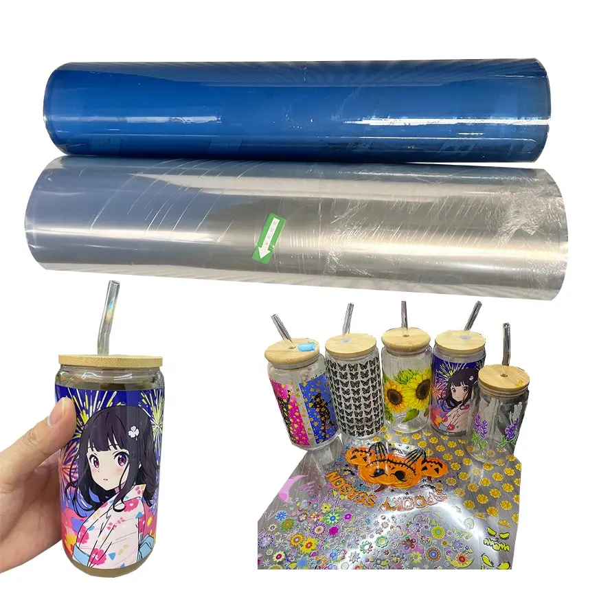 30cm Rolle UV dtf Transfer Ab Film Dtf Haustier AB Film a3 Uv Dtf ab Film Für den Druck von UV-Etiketten aufklebern