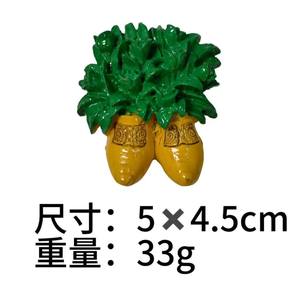 Pegatina creativa holandesa para refrigerador, pegatina 3D tridimensional de resina para refrigerador, adorno magnético para refrigerador - Product Image 3