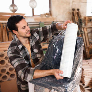 Gói giá rẻ nhất Pallet đóng gói thu nhỏ bọc nhựa LLDPE Gói phim Stretch CuộN - Product Image 4
