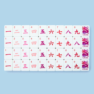 Luxury Portable American <b>Mahjong</b> Tiles 160-Piece with Acrylic Tiles & 4-Layer Custom Pattern American <b>Mahjong</b> Tiles - Product Image 5