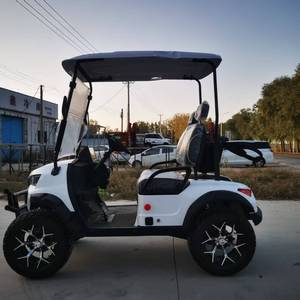 Chino personalizable Puntos escénicos hoteles turísticos ferries caravanas carrito de golf de buggy eléctrico con techo de panel solar - Product Image 1