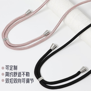 <b>Polyester</b> <b>Lanyard</b> 5Mm Adjustable Braided Rope Neck Strap Phone Case Patch With Snap Hook Crossbody Use - Product Image 3