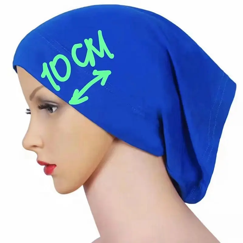 Großhandel einfach zu tragen Jersey Baumwolle Frauen Muslim Under Scarf Lady Inner Under cap Turban Bottom ing Cap Hijab Kappe