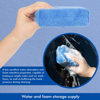 Éponge de lavage auto ultra douce anti-rayures pour un nettoyage délicat et une protection optimale de la peinture, des vitres et des surfaces miroir – Vente en gros