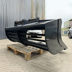 Accesorios de excavadora de la serie Rainbow OEM, personalizados, nueva condición, cubos de esqueleto de construcción, Cubo de rejilla de tamiz de roca - Product Image 3