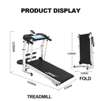 Tapis roulant intelligent silencieux pour usage domestique, pliable, machine de marche intérieure, petit tapis roulant mécanique