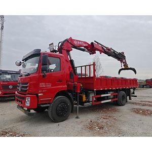 Camion grue Dongfeng K5 4*2, 8 tonnes, flèche pliante à 5 sections avec grappin, véhicule de transport multifonctionnel - Product Image 4