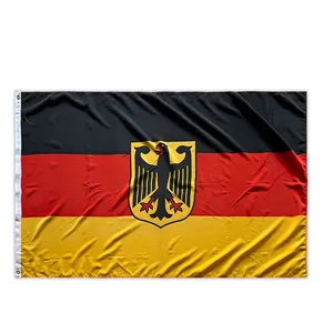 Outdoor Hanging Thickened Polyester 3x5Ft National Flags German Eagle Flag