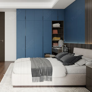 Muebles para el hogar tamaño personalizado marco de la cama de madera ancho blanco dormitorio cama con plataforma - Product Image 2