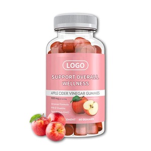2025 mới Hữu Cơ ACV APPLE CIDER dấm Bột Axit Folic Vitamin B12 Collagen Gummy kẹo người lớn cấp thực phẩm Halal chứng nhận - Product Image 1