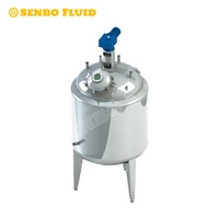 Cuve de mélange automatique pour produits chimiques et cosmétiques en acier inoxydable SUS 304/316L avec chauffage