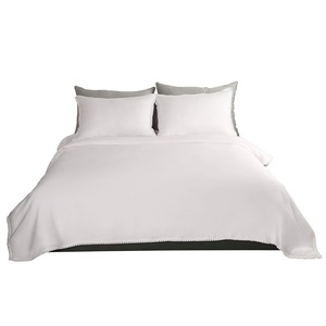 Qin Yue Bamboo Fiber <b>Bedding</b> <b>Set</b> 1.8m Stripe Reactive Dyeing Eco-Friendly Four Piece <b>Set</b> - Product Image 3