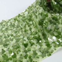 Échantillons Gratuits – Rouleaux de Tissu en Dentelle Française Fine Brodé de Paillettes Bleues, Prêts à Expédier, Vente en Gros pour Robes de Mariée