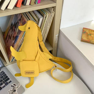Japonés lindo Patito Feo lona mujer nuevo nicho personalidad bandolera estudiante bolsa - Product Image 6