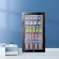 GS-110 110L Mini Bar Réfrigérateur Verre Refroidisseur 110L Refroidisseur De Vin Réfrigérateur à Vendre Affichage Congélateur