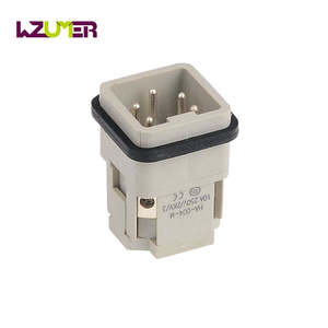 Conector resistente WZUMER <span class=keywords><strong>Serie</strong></span> HA 5 pines 10A 230V 400V IP65 clasificado para sistemas de accionamiento compactos - Product Image 1