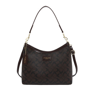 <span class=keywords><strong>Bolso</strong></span> Tote de Gran Capacidad con Cierre de PU, Estilo Retro Casual, <span class=keywords><strong>Bolso</strong></span> <span class=keywords><strong>Bandolera</strong></span> Simple, <span class=keywords><strong>Bolso</strong></span> de Hombro Portátil de Alta Gama - Product Image 5