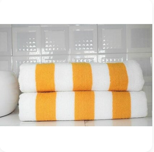 Venta directa de fábrica de secado rápido Ultra suave puro algodón 500 GSM Jumbo tamaño playa Toalla de rizo blanco 37X72 pulgadas - Product Image 3