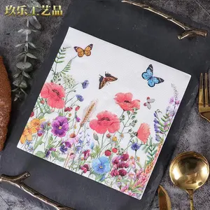 Party Supplies Environmental Art Style Private Custom Napkin Paper