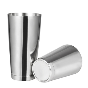 Juego de Coctelera Boston TOPIN Estilo Americano con Base Soldada, Capacidades de 18oz y 28oz, Color Plateado - Product Image 2