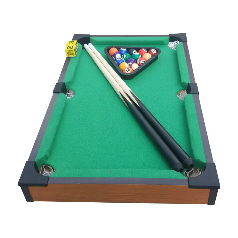 Parent child indoor mini cute snooker billiard table toy wooden gift funinteraction billiard board game mini pool table
