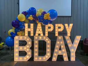 <span class=keywords><strong>Letras</strong></span> LED Iluminadas Personalizadas, Letreros LED <span class=keywords><strong>Gigantes</strong></span> para Bodas, Letreros LED de Exterior de 3 y 4 Pies de Alto - Product Image 3