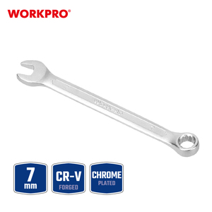 WORKPRO <strong>30mm</strong> CR-V Steel Combination Wrench, Sandblasted Chrome Plated Industrial Repair <strong>Spanner</strong> - Product Image 1