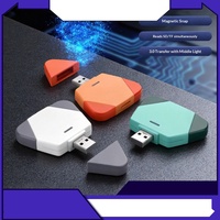 Lector de Tarjetas SD Magnético F3.0 Compatible con iPhone Tipo C USB, Tableta Android, Cámara para Computadora